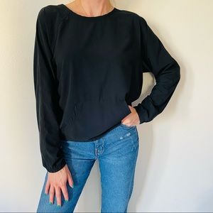 Victoria's Secret Black Long Sleeve Top